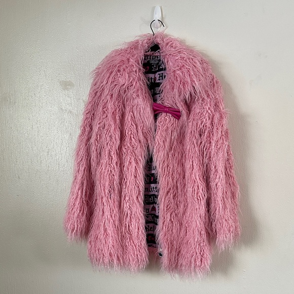 Pink Faux Fur Jacket - Picture 6 of 13